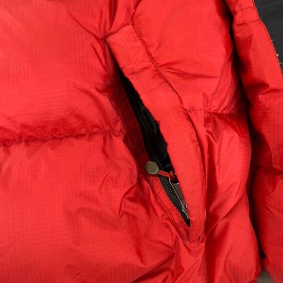 Vtg The North Face Red Puffer Down Jacket Men’s Size M - Picture 10 of 15